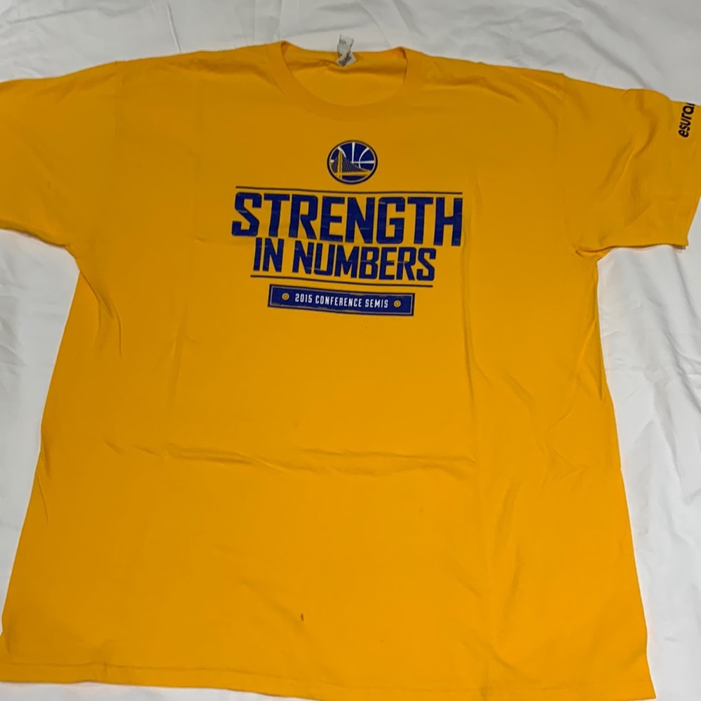 Golden State Warriors Strength in Numbers Playoff T-Shirt